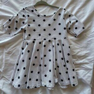Stitchy Fish Polka Dot Swing Dress